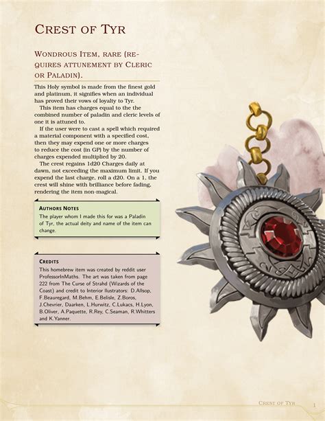 Powerful Artifacts: The Top Magic Items in Dungeons and Dragons 5th Edition